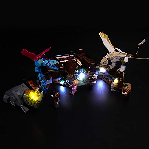 BRIKSMAX Kit de Iluminación Led para Lego Fantastic Beasts Maleta de Criaturas Mágicas de Newt,Compatible con Ladrillos de Construcción Lego Modelo 75952, Juego de Legos no Incluido